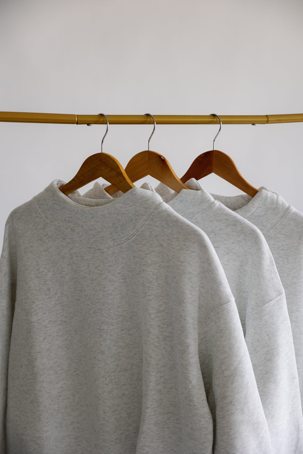 Lane Heather Mock Neck