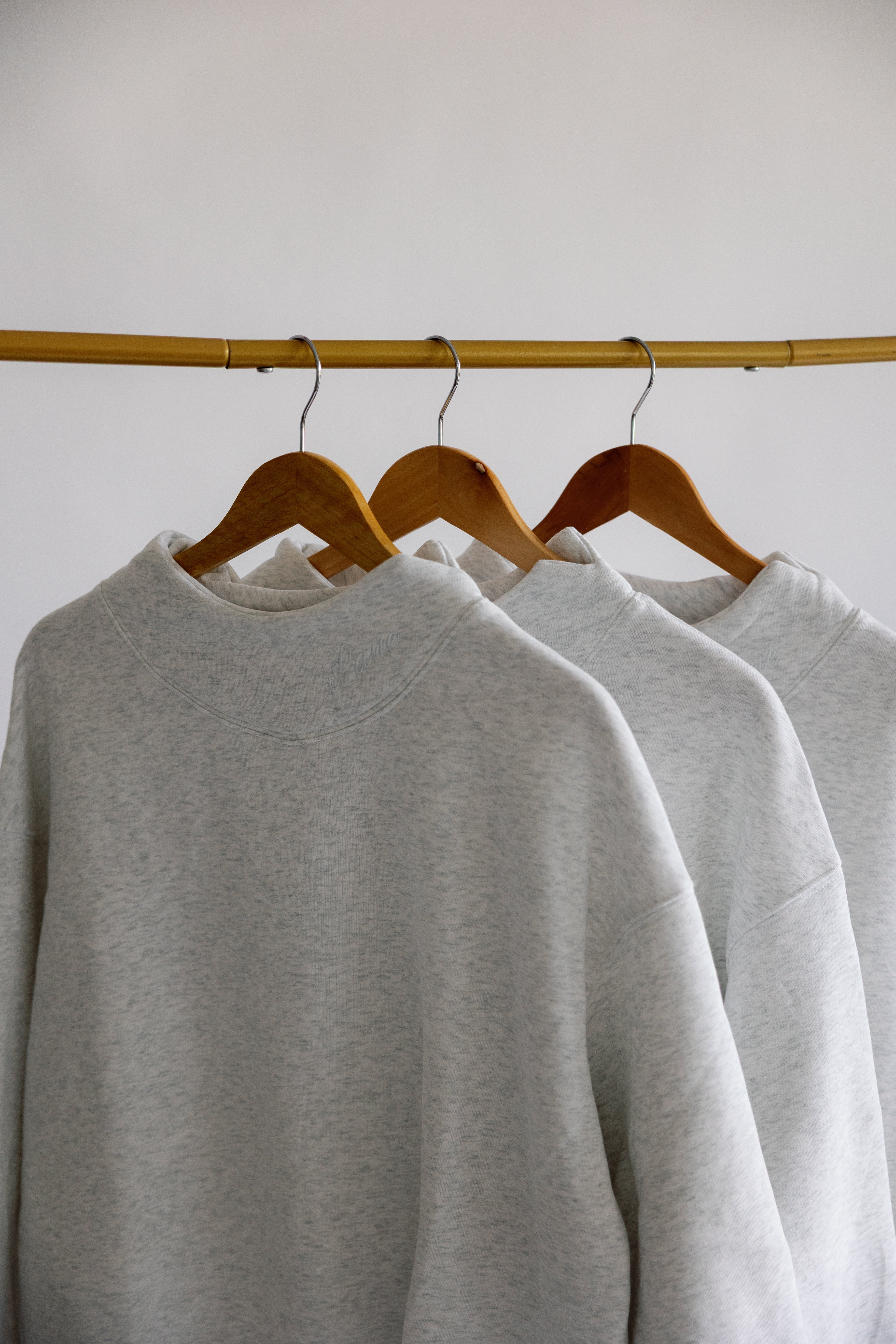 Lane Heather Mock Neck