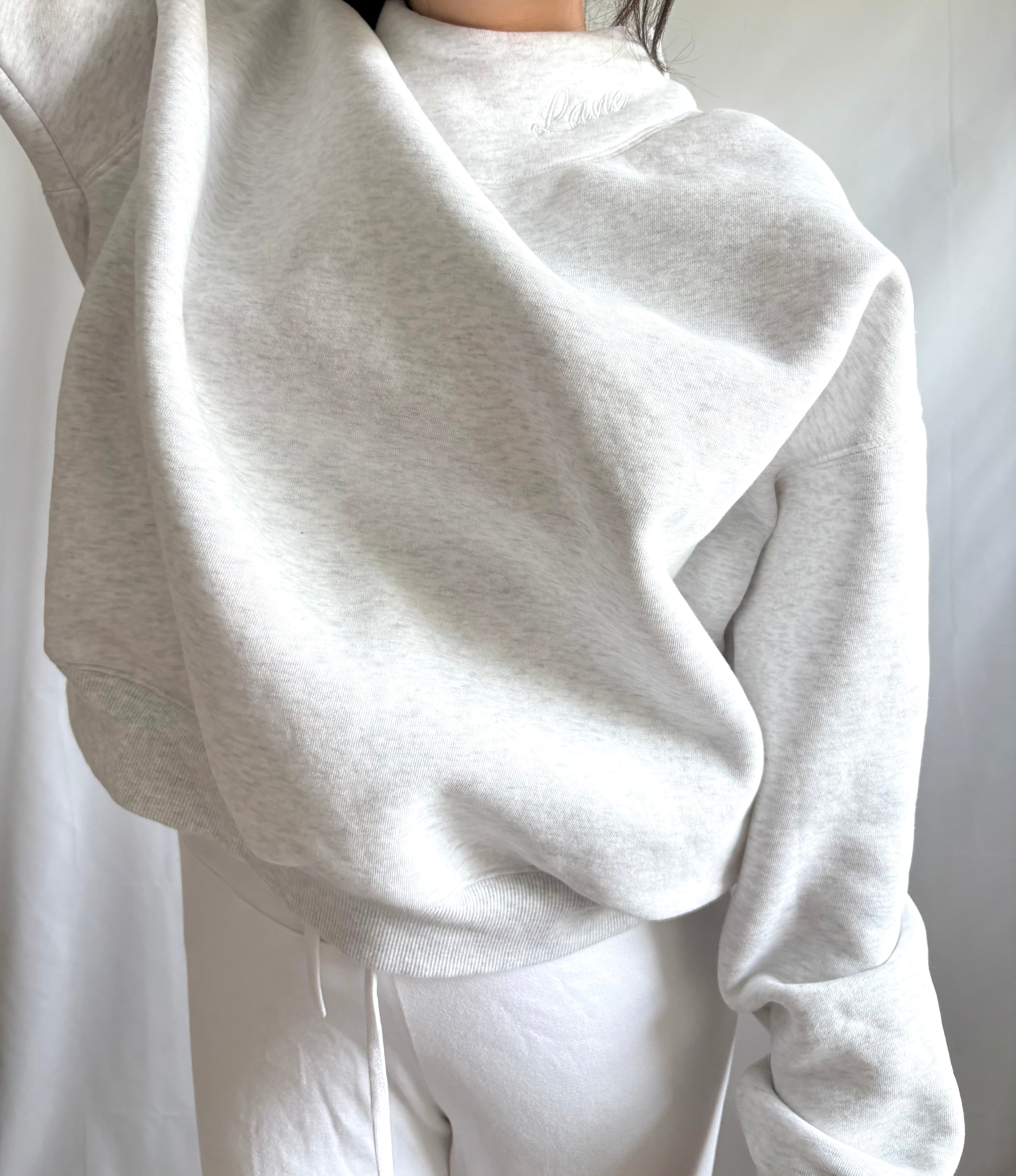 Lane Heather Mock Neck