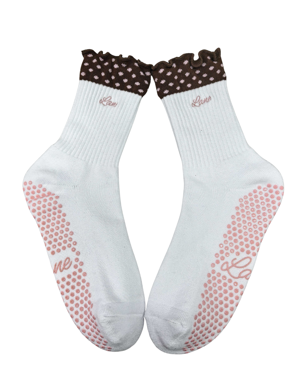 Polka Grip Socks